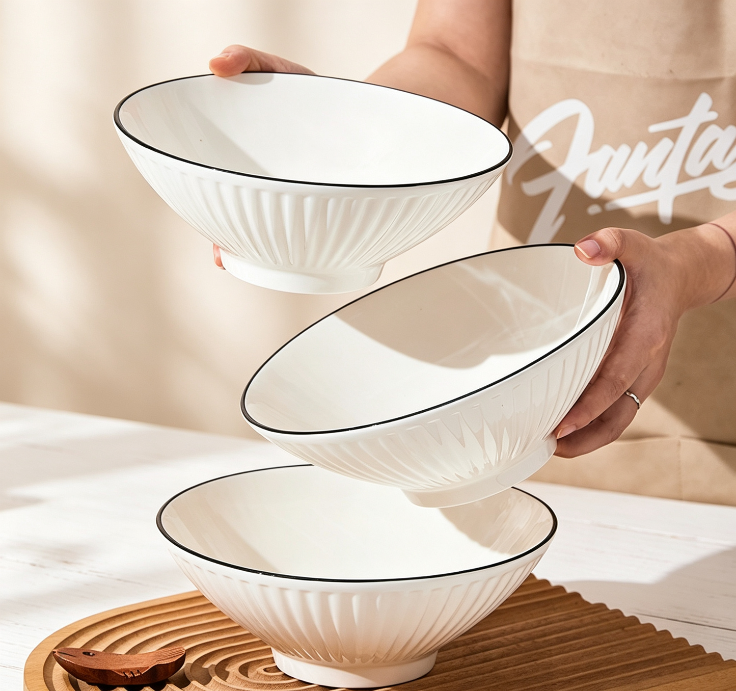 Large ceramic bowl
