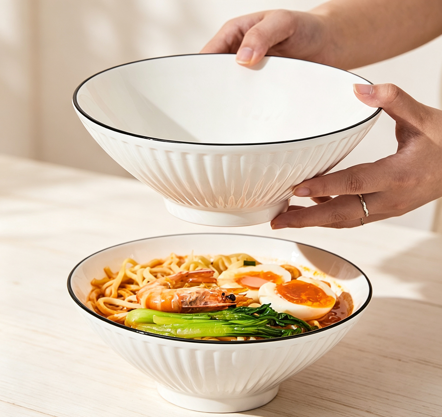 Large ceramic bowl